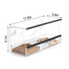 Strong Window Bird Feeder Acrylic Table Hanging Feeder Station w / Dry Seed Tray