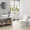 Gloss White Bathroom Vanity Wash Basin Sink Countertop 480x320x130 Ceramic Waste