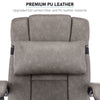 Executive Office Chair High Back Leather Recliner Computer Desk Chair W/Footrest