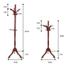Premium Beech Wood Coat Rack Stand Tree Adjustable Coat Stand For Adults & Kids