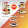 3 Tier Fruit Basket Bowl Holder Stand Kitchen Organizer Vegetable Snacks Storage