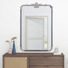 Sliver Grey Portico Large Ornate Iron Mirror Wall Mirror Hallway Bedroom Decor