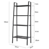 Ladder Shelves Display Stand 4Tier Corner Storage Shelf Flower Rack Books Holder