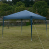 Pop Up Gazebo 3m x 3m Outdoor Garden Marquee Tent Easy Up BlueWith Carry Bag UK