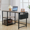 120x60cm Computer Desk with Storage Shelves Home Office Study Writing Work Table