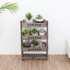 Industrial Vintage Folding Pot Plant Stand Display Flower Rack Extend 3 Tiered