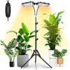 LED Grow Light Tripod Stand Full Spectrum for Hydroponic Indoor Plant Veg Flower