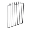 Metal Single Garden Gate 3.5ft Tall Wrought Iron Pedestrian Door Gateway Fitting