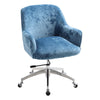 Crushed Velvet Office Chair Accent Swivel Computer Home Chairs Height Adjustable