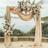 10ft Square Metal Wedding Arch Drape Backdrop Stand Kit Pipe Frame Wedding Party