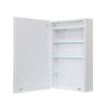 Single Door Led Medicine Cabinet with Mirror 50*70CM Bathroom Wall 3 Color Mode