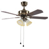 42inch LED Ornate Ceiling Fan with Light W/Pull Switch 3 Speed Levels Furniture