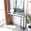 Elegant Marble Console Table Snack Entryway Table Home Office Corner Workbench