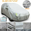 2 Layer Heavy Duty Waterproof Car Cover Cotton Lining Scratch Proof Large XL UK