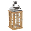 Wooden Lantern Candle Holder Tealight Summer Patio Decoration Outdoor Indoors