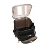 Clear Black Cosmetics Makeup Organiser Jewelry Case Storage Carry Box Dustproof