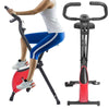 Folding Upright Exercise Bike Bicycle for Indoor Home Gym Fitness Cycle Machine