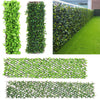 Garden Expandable Hedge Screening Fence Artificial Laurel Leaf Wicker Fencing UK