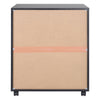Mobile Home Office Filing Cabinet Printer Stand Unit 360 Degree Casters w/ Door