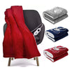 ELECTRIC HEATED THROW OVER BLANKET SOFT FLEECE WASHABLE HOME OFFICE TIMER WARMUK