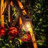 Solar Powered Hanging Copper Lantern Retro Outdoor Decor Light Table Lamp UK