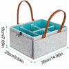 Baby Changing Bag Diaper Organiser Nappy Mum Storage Bag with Lid Practical Grey