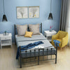 Panana 4ft Small Double & 4ft 6 Double Classic Metal Bed Frames in Black/White