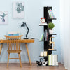 8-Tier Floor Standing Bookcase Tree-Shaped Display Bookshelf w/Rounded Corners