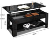 Coffee Table With Storage Lift Top Up Wooden High Gloss Living Room Furniture
