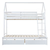 Triple Bunk Beds 3ft Single 4ft6 Double Bed Kids High Sleeper Wooden Bed Frame
