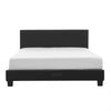 Faux Leather Bed Frame LED Double King Size Bed 4FT6 5FT Black or Off-White