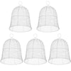 5X Metal Cloche Garden Plant Protective Wire Cover Proof Poultry Sturdy 30*30CM