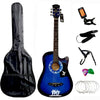 4/4 Size 38" Classic 6 Strings Acoustic Musical Guitar Pack Boys Girls Music Fun