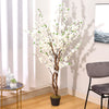 5ft Artificial Fake Cherry Peach Blossom Tree Potted Plant Flower Indoor Outdoor