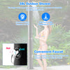 38L Solar Heated Shower Temperature Adjustable 2-Section Shower Garden Poolside