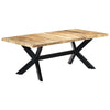 Dining Table 200x100x75 Solid Wood K4I7