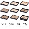 Large 10 Layers Jewellery Boxes Storage Drawer Cabinet Earing Necklace Organizer