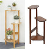 75cm Tall Wood Plant Stand Ladder Flower Pot Display Rack Shelf Corner Room Deco
