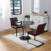 90cm Tempered Round Table Clear Glass Chrome Base Leg Dinner Kitchen Furniture