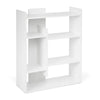 White Bookcase Shelving Display Shelves Storage Unit Organizer Wood Shelf