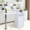 Manicure Nail Art Table Beauty Salon Technician Station Desk Storage w/3 Drawers