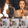 15pcs Light Rotating Makeup Mirror Dressing Mirrors 3 Mode Light Touch Control