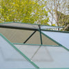 4-10ft Aluminium Greenhouse with/Door Window Galvanized Base Polycarbonate Panel