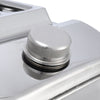 Jerry Can 10L Gasoline Fuel Can Stainless Steel Tank Travel Car Emergency Backup