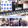 88 Keys Foldable Electronic Piano Full-size Full-size Semi Weighted Keyboard