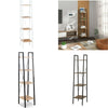 4-Tier Storage Rack Bookcase Display Stand Ladder Shelf Free Standing