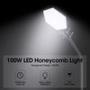 Super Bright LED Garage Light Honeycomb Ceiling Fixture Lights Workshop Lamp