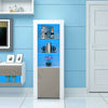 Cabinet Sideboard Unit Cupboard Display Matt body - High Gloss Doors LED Lights