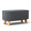 Wood Ottoman Pouffe Footstool Living Room Stool Bench Window Seat Hallway Stool