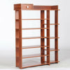 7 Tiers L123S Large Shoe Storage Cabinet Wooden Boot Stand Racks Storage Stand